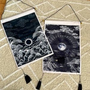 Sun and Moon Tapestries *Set of two*
